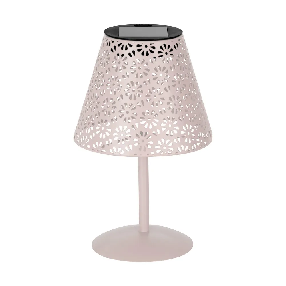 Lampe de table extérieure métal rose Z_SOLAR LED INT 1X0,2W Autonomie : 12 heures