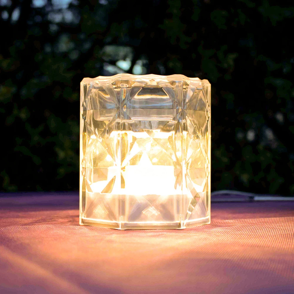 Newgarden lampe de table LED sur batterie Jack Lux, hauteur 10 cm, IP54