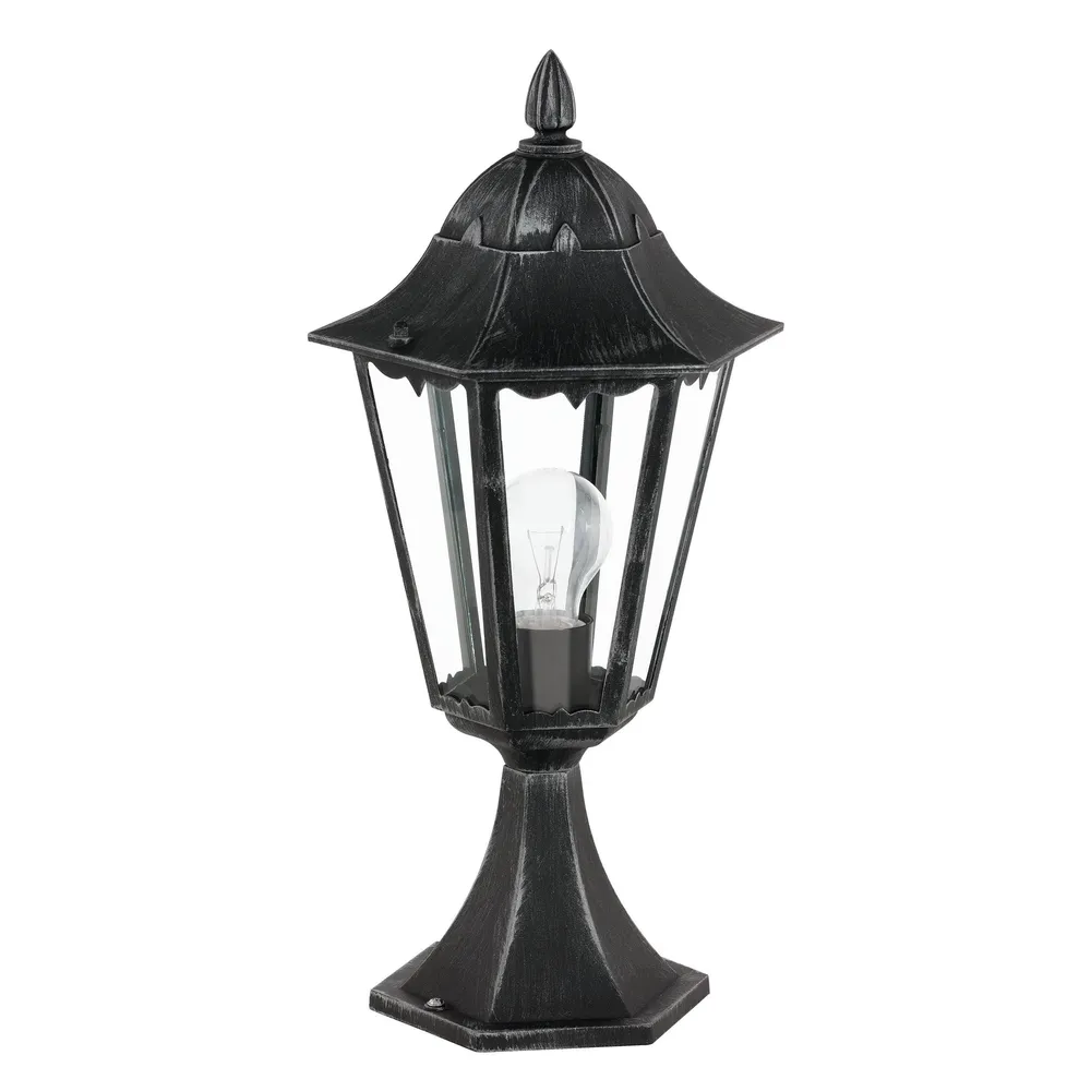 Projecteur à détection Lampe de table extérieure métal noir NAVEDO E27 1X60W