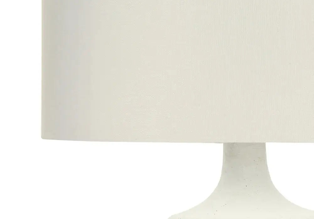 éClairage - Lampe De Table 26"H RéSine CrèMe / Abat-Jour Ivoire avec variateur d'intensité