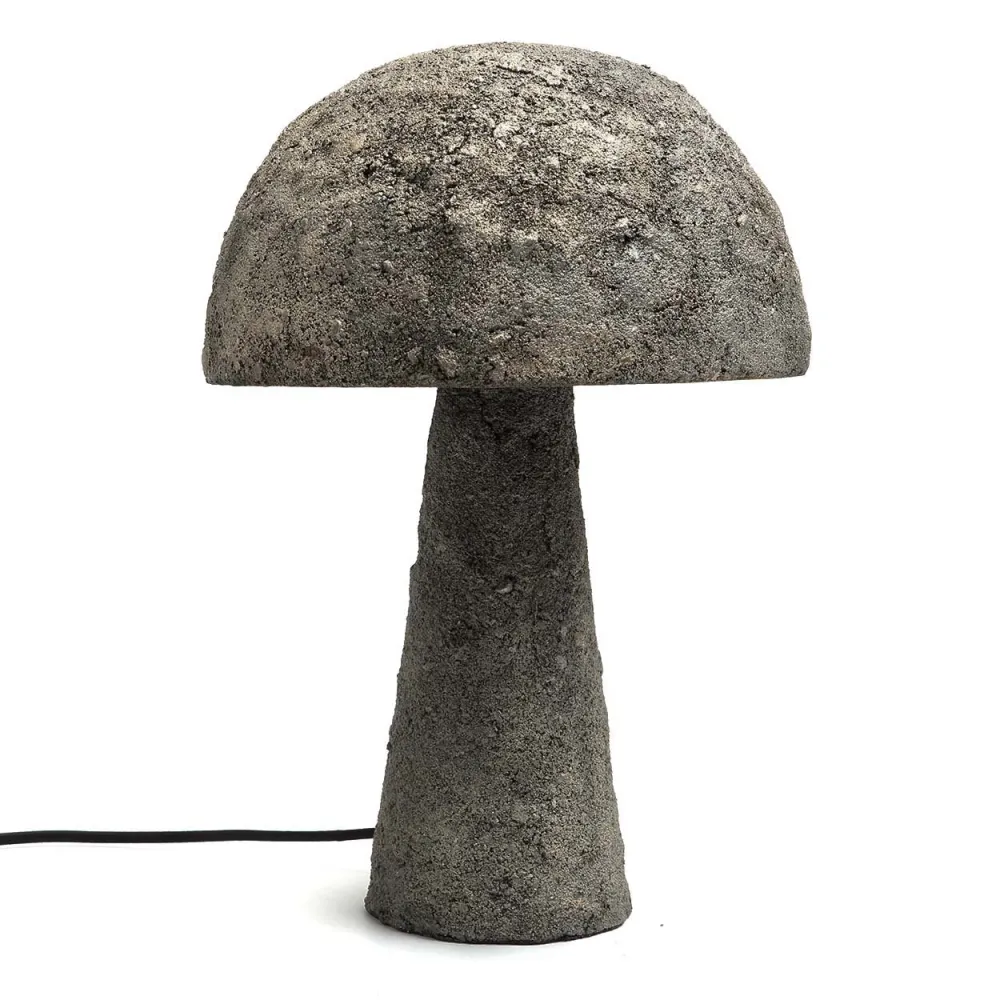 Concrete Mushroom Table Lamp pour intérieur moderne