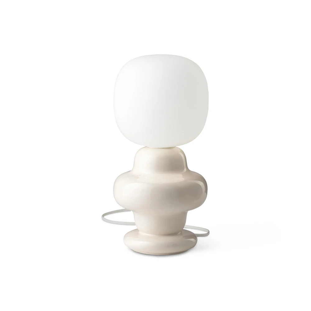 Design Contemporain Lampe à poser Copacabana, crème