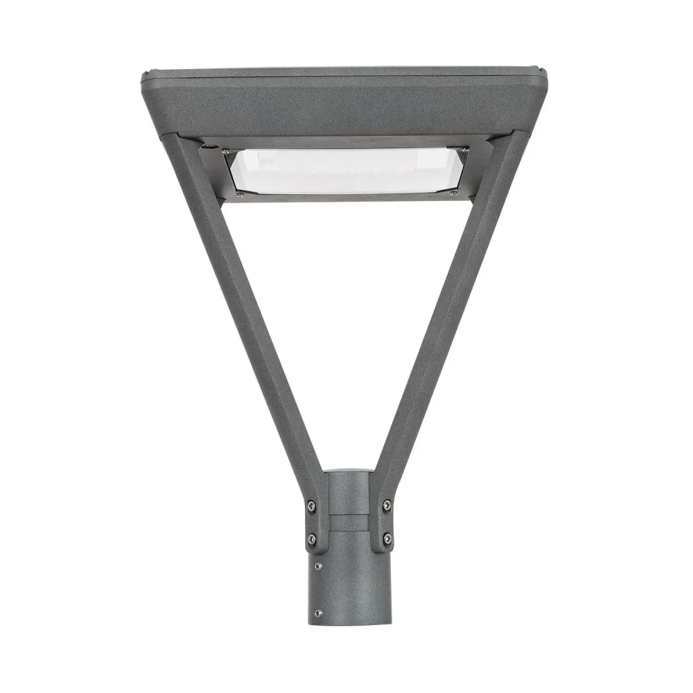 Socle en bois massif Lampe Aventino Square LED 60W LUMILEDS Eclairage Rue 1-10V Variable PHILIPS
