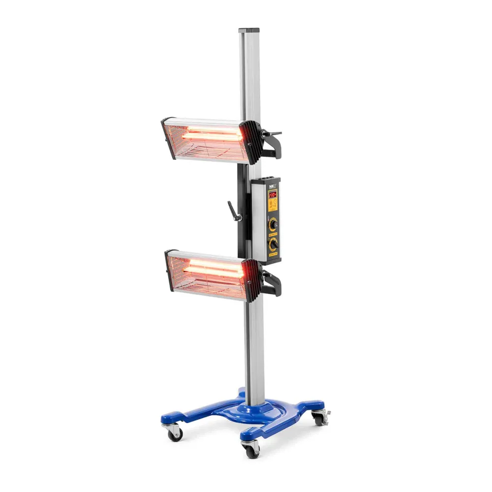 Luminaire de plafond à diffusion uniforme Lampe infrarouge carrosserie - 2 lampes de 1 000 watts - hauteur : 160 cm max. 1...