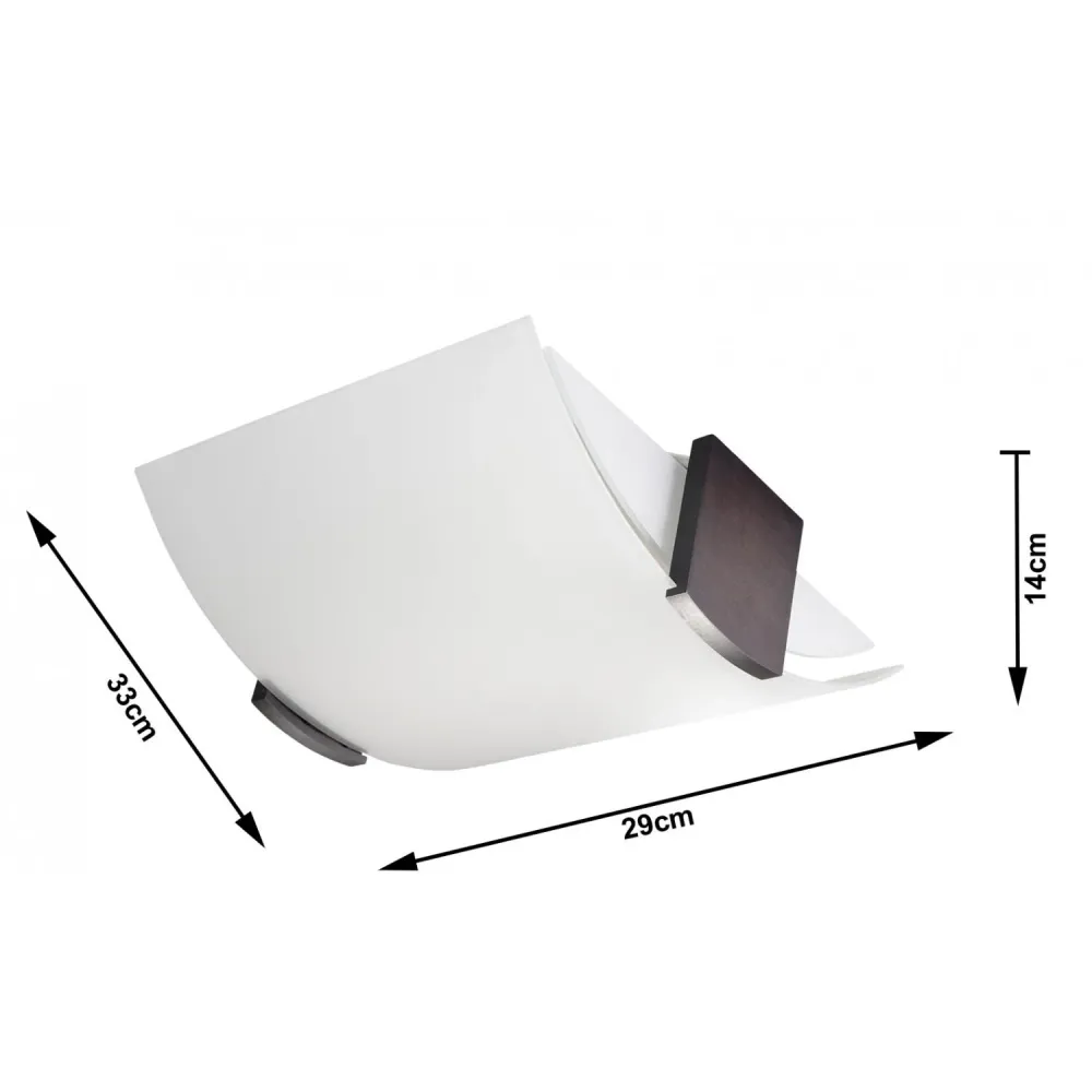 Luminaire de plafond à diffusion uniforme Lampe de plafond Emilio de SOLLUX avec éclairage LED intégré