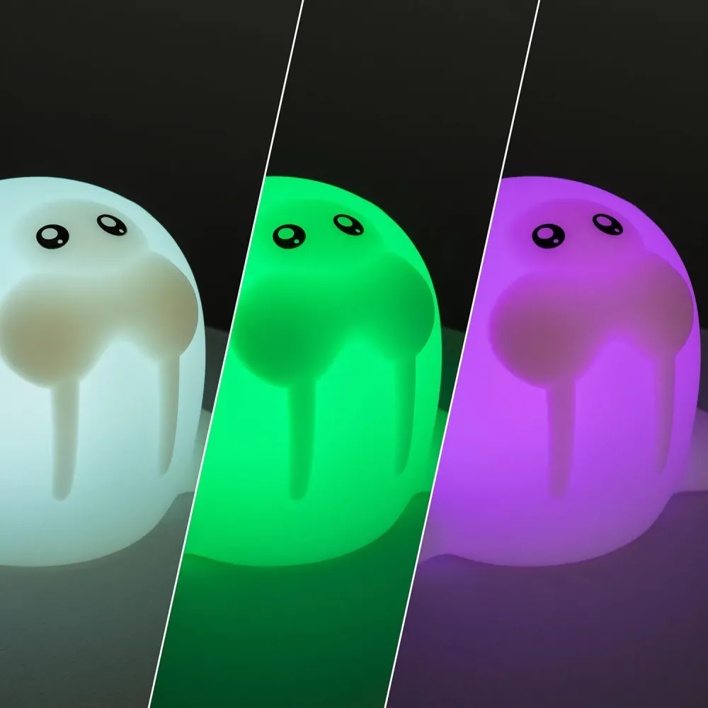 Plaque de plafond LED Lampe de nuit LED RGB en silicone avec indice IP67