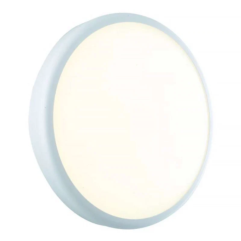 Hublot LED FAN EUROPE INTEC LED-EVER-S BCO Blanc 15W 1200lm 4000K IP65 avec base en bois