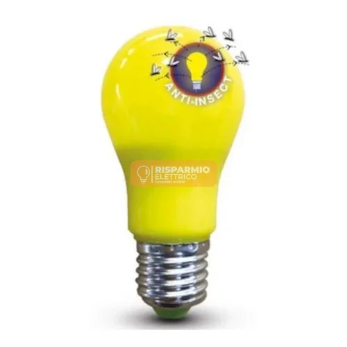 LAMPADINA LED GOCCIA LA60AI ANTI-INSETTI – E27 9W 3000K