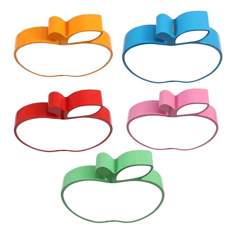 Plafonnier encastré en forme de pomme en acrylique, luminaire LED de dessin animé, luminaire décoratif d'intérieur, rêvé p...