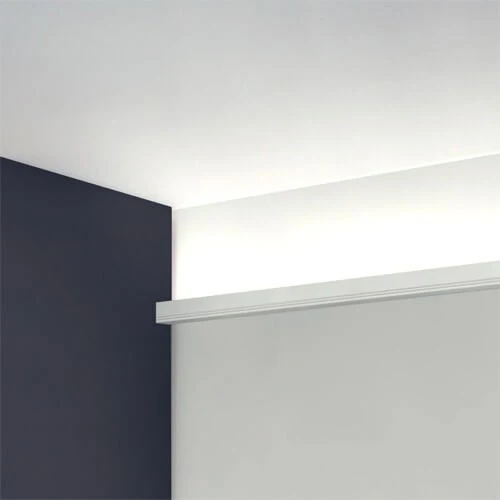 Stuck Lichtleiste für indirekte Beleuchtung C361 | 50 x 50 x 2000 mm