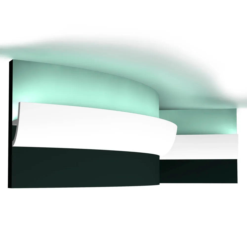 Lampe à détection Élastique Stuck Lichtleiste für indirekte Beleuchtung C373F | 50 x 80 x 2000 mm