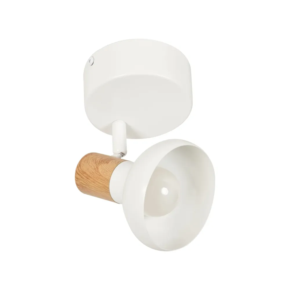SPOT 1 LUMINAIRE ALVAR BLANC 40W avec Lampe CREE LED