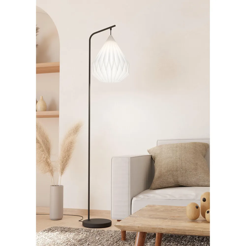 Lampe à lave Lampadaire papier blanc MINTING E27 1X25W