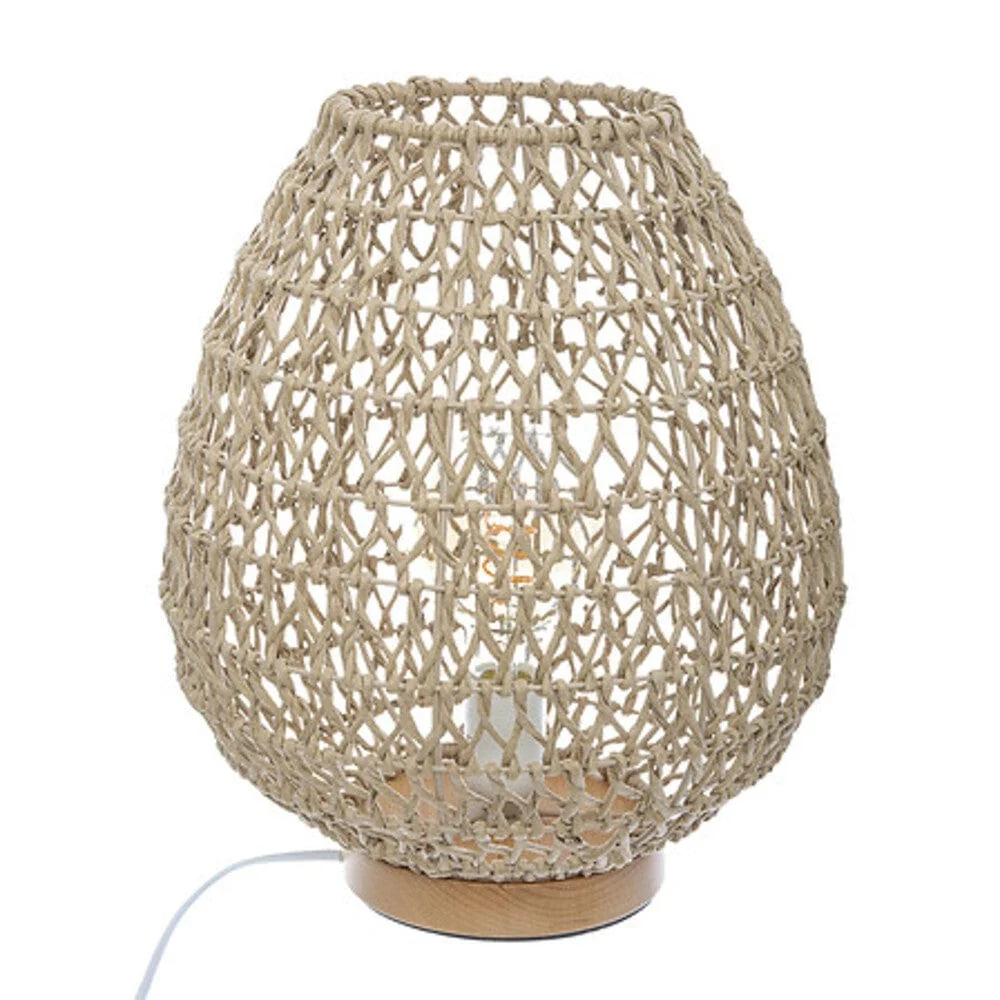 Lampe à poser "Etel" en métal et papier – Qualité & Prix chez Alpha55 – Accessoire capital au quotidien