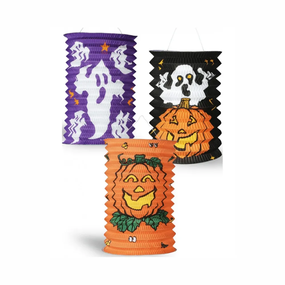 Lampe à sel Lanterne en papier d’Halloween