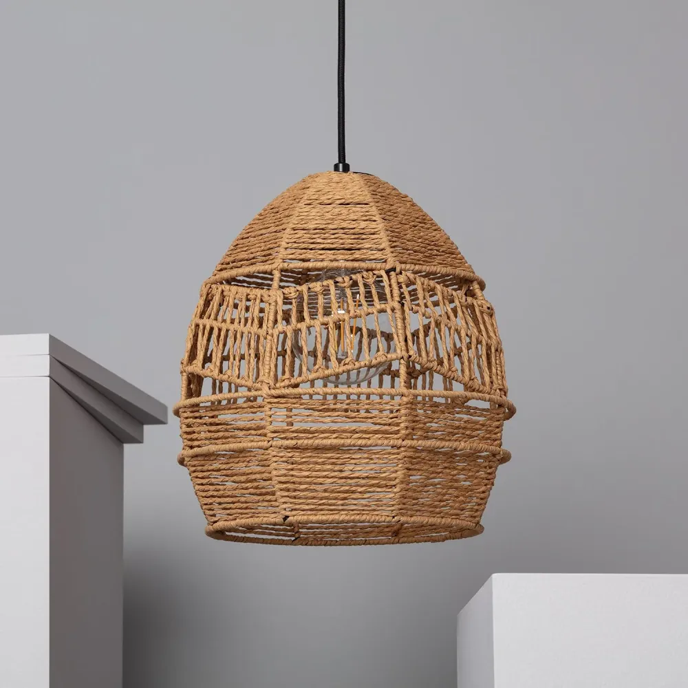 Suspension LED tressée en papier pour éclairage. pour décoration de Noël