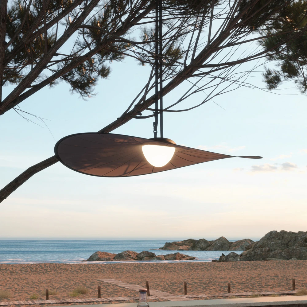Aisé Light Bloom Suspension Batterie IP65 Ø120cm anthracite