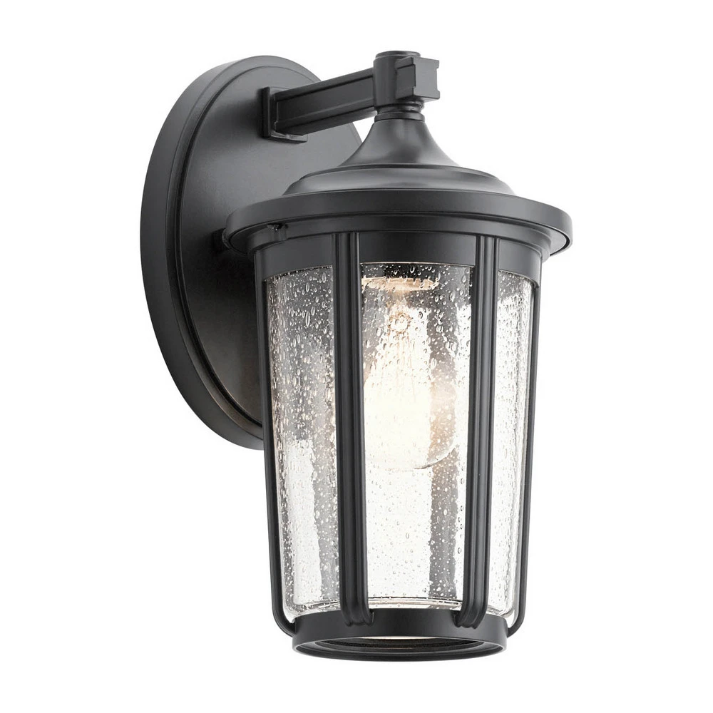 Applique d’extérieur Fairfield, noire, à une lampe