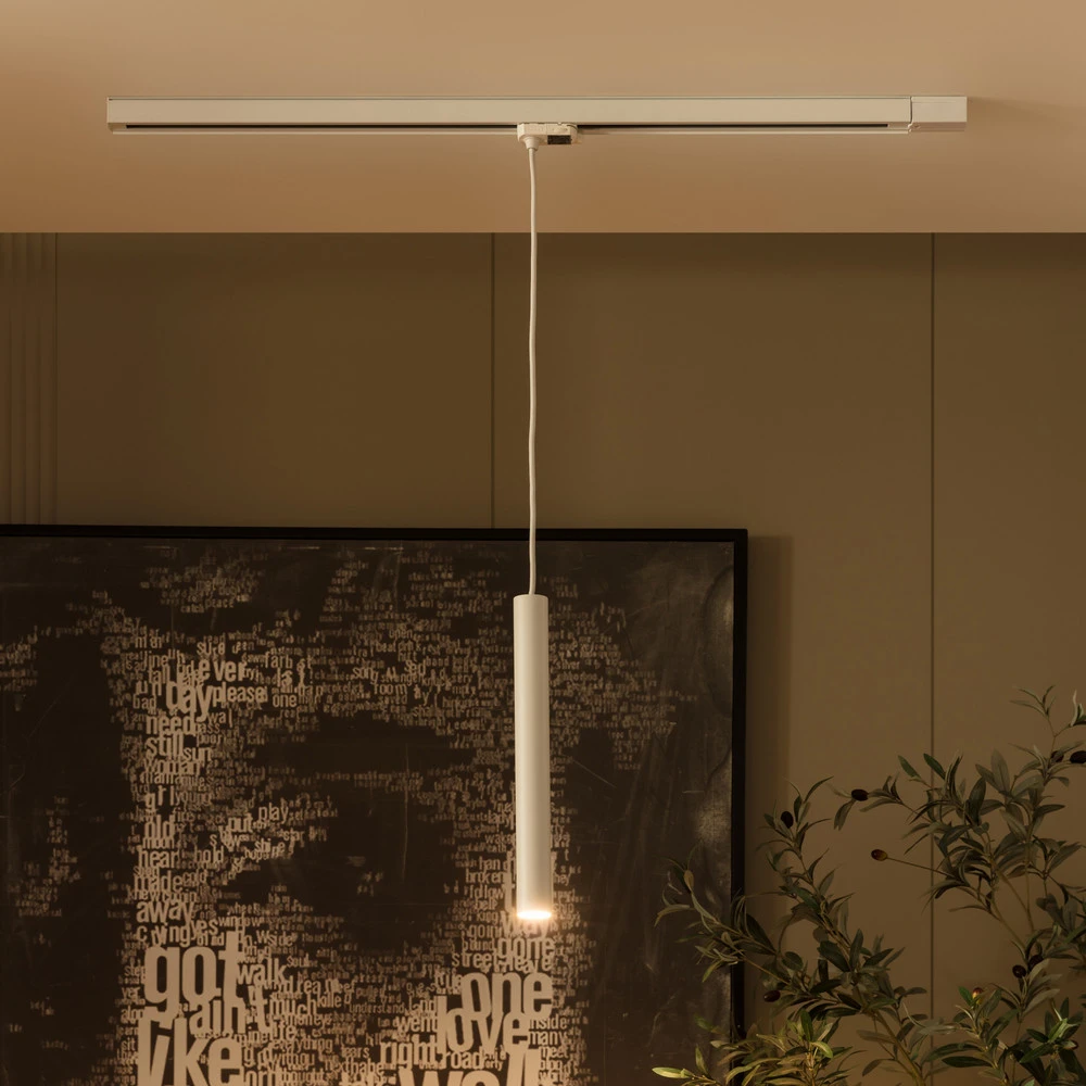 Arcchio Ejona Suspension LED sur rail blanc 4/40cm