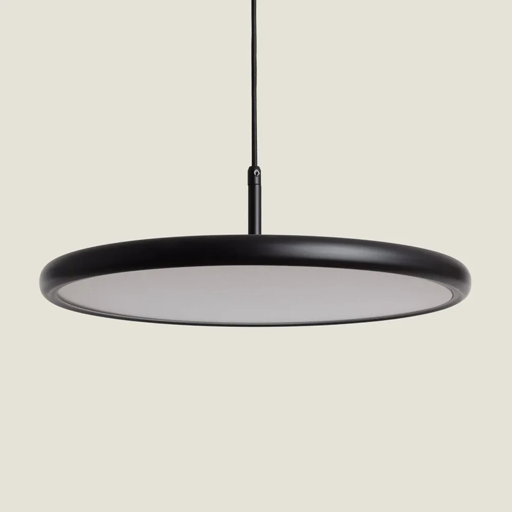Lampe suspendue Meisel en métal avec LED 28W et CCT réglable