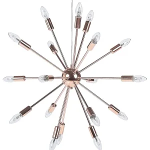 Lampe suspension cuivrée MAGUSE