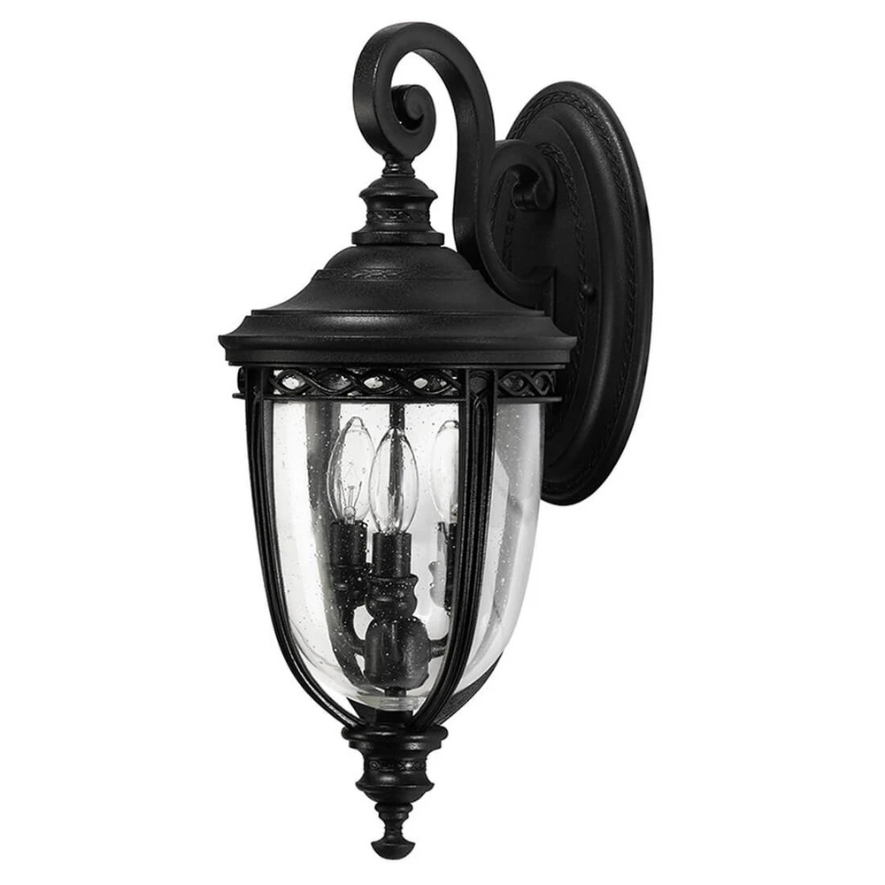 Lanterne English Bridle IP44 Ø 21,6 cm noire