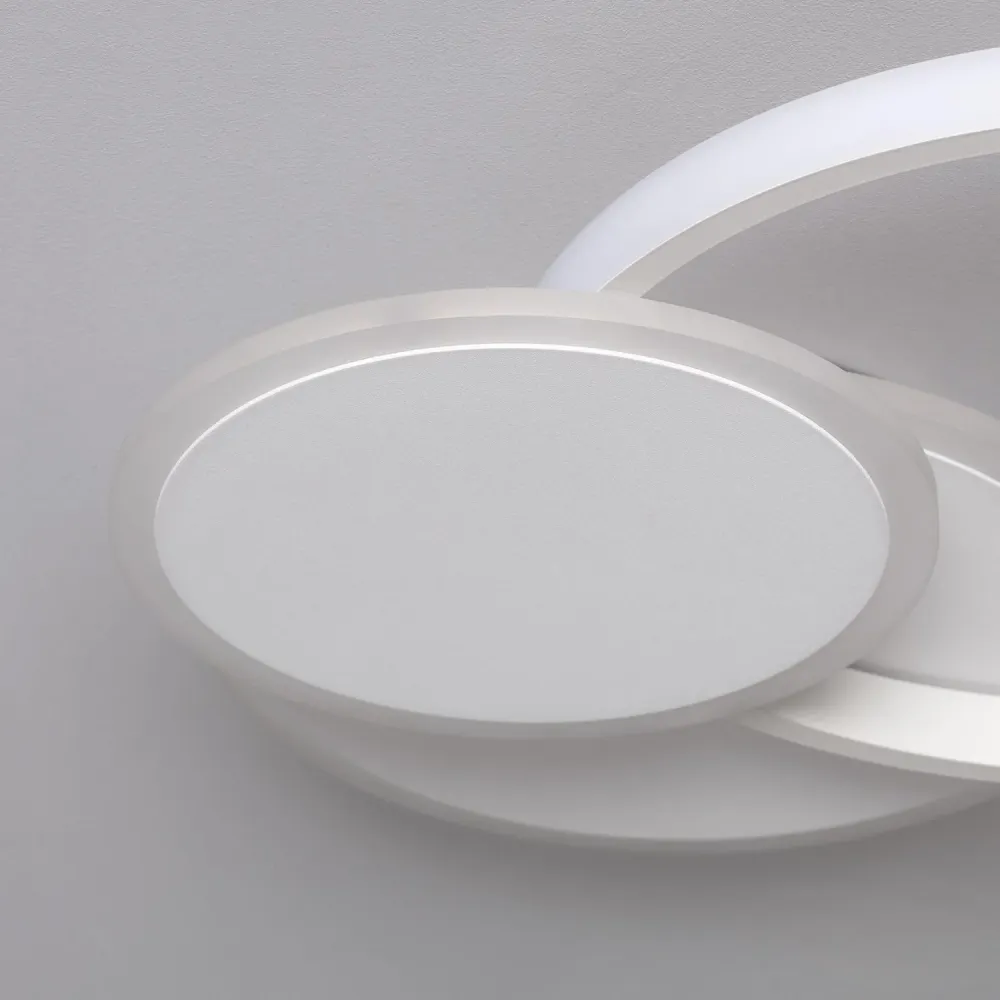Lustre métallique 30W à LED modèle Eklips Berno