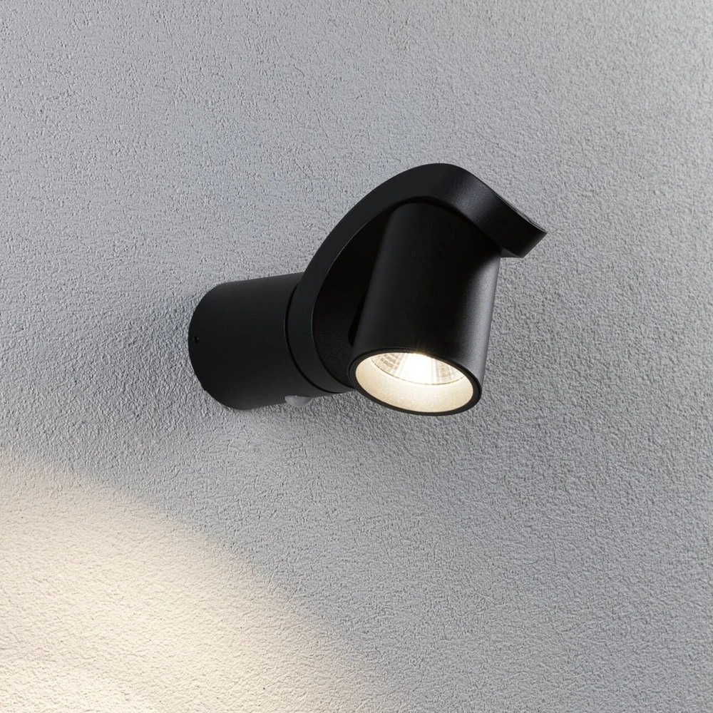 Paulmann Applique d'extérieur LED Cuff, capteur, anthracite