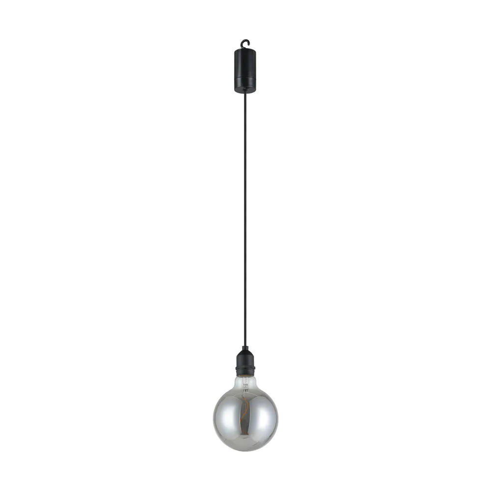 Suspension extérieure plastique noir VIGNANELLO LED INT 1X0,06W
