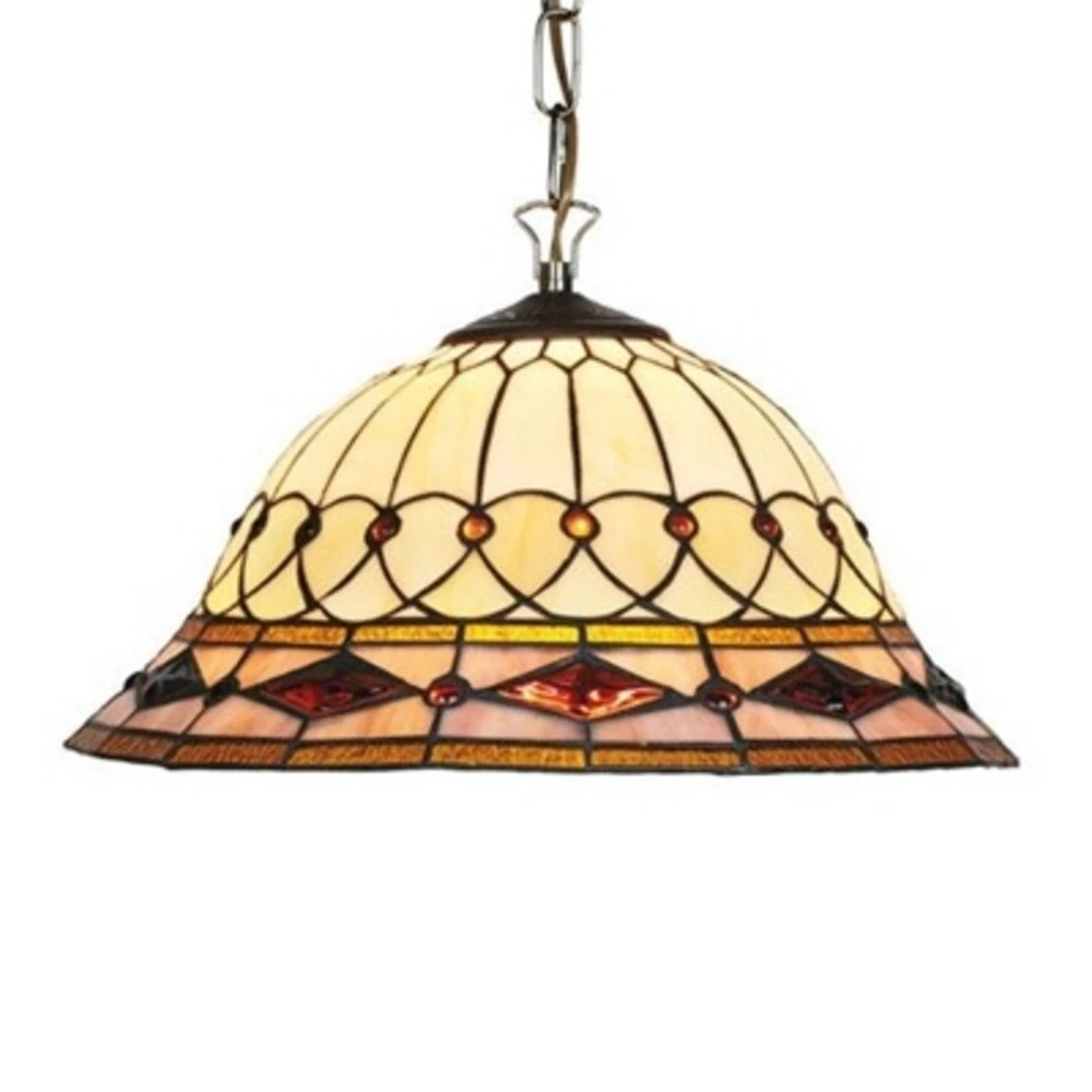Suspension Kassandra style Tiffany à 1 lampe