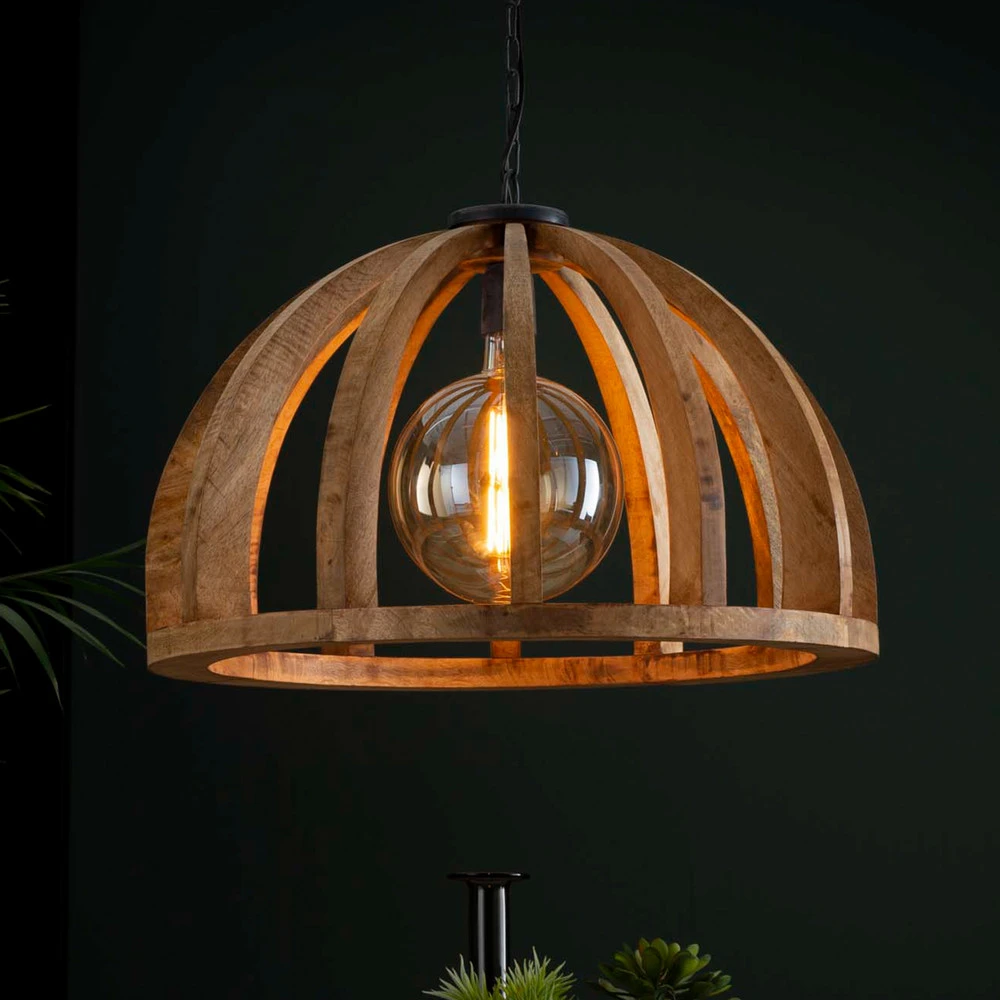 Suspension Vesterland, manguier, à une lampe