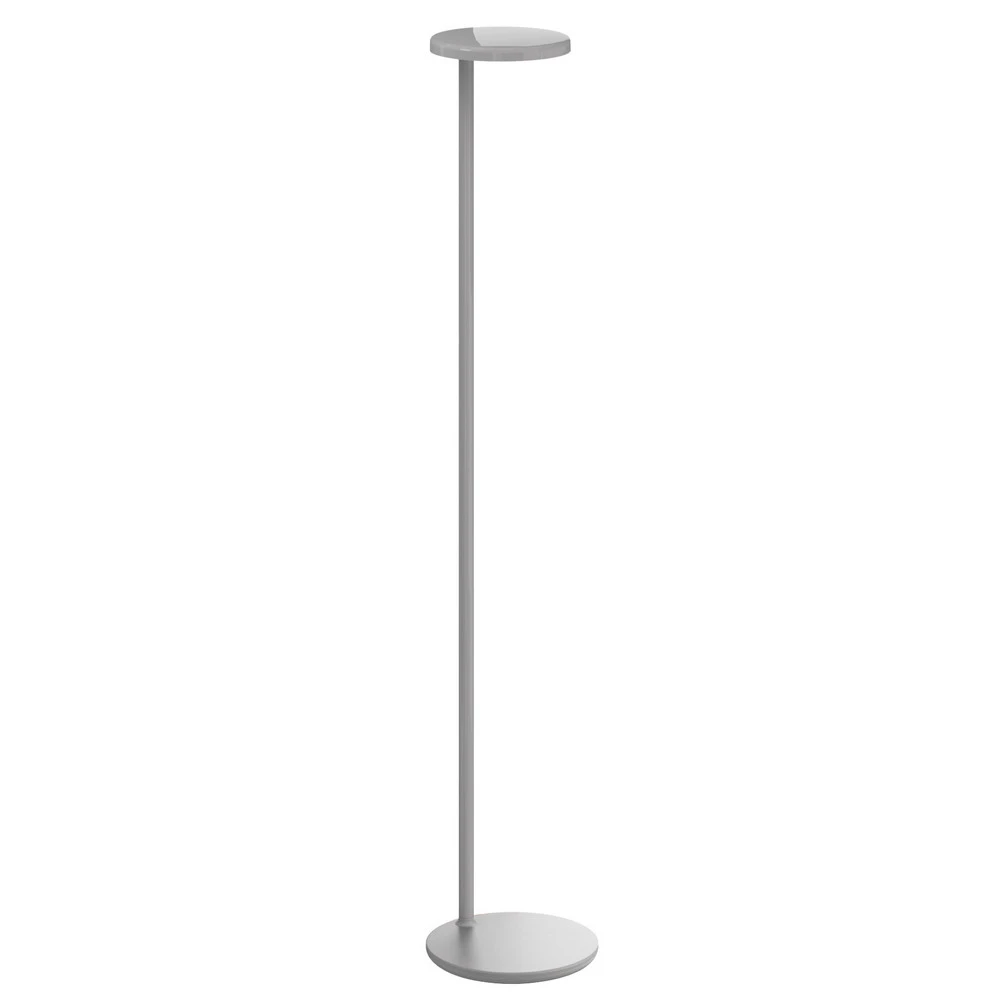 Abat-jour en tissu FLOS Oblique Floor lampadaire LED, 927, gris