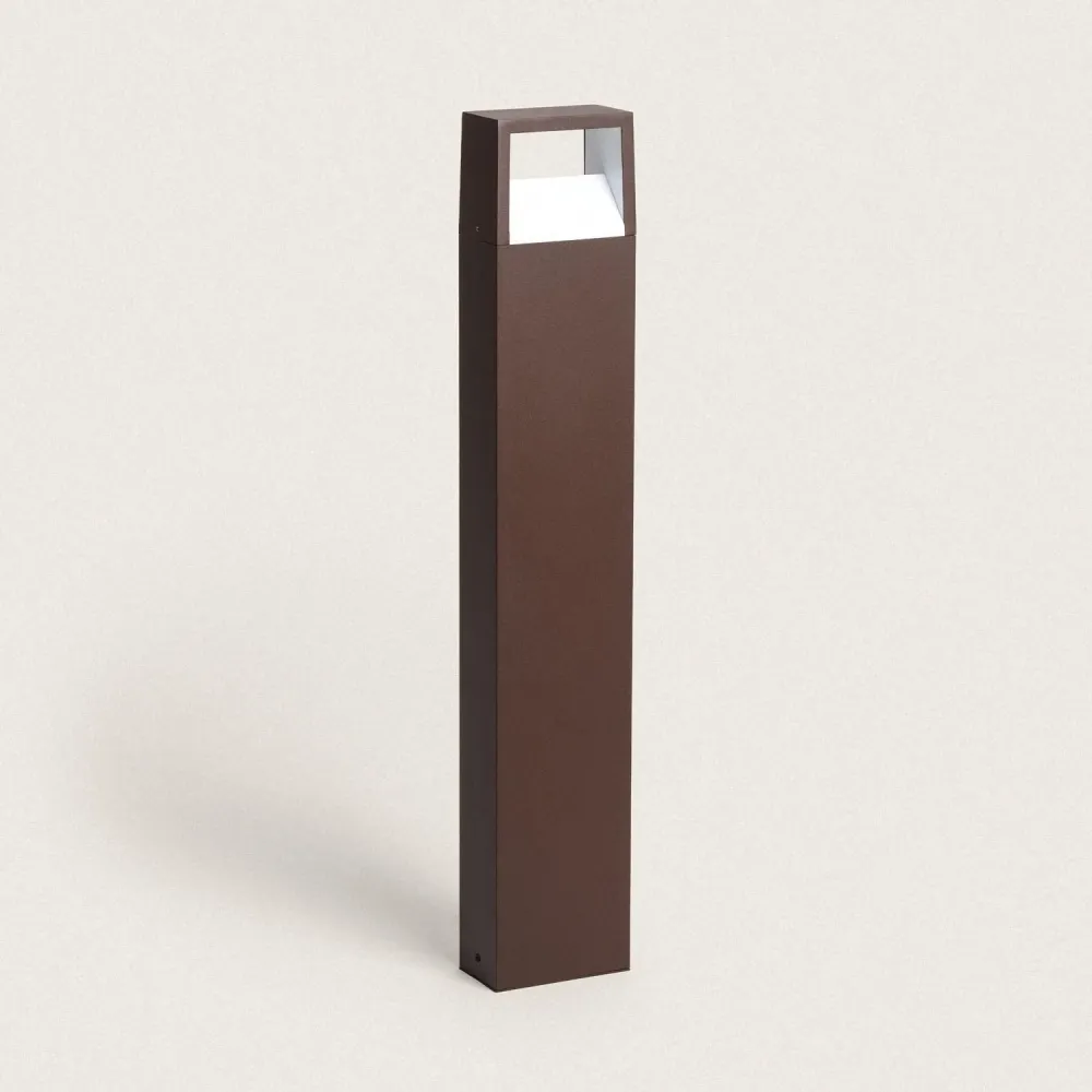 Balise sur pied LED extérieure 9W, aluminium, 80cm, modèle Sheffield pour éclairage d'ambiance