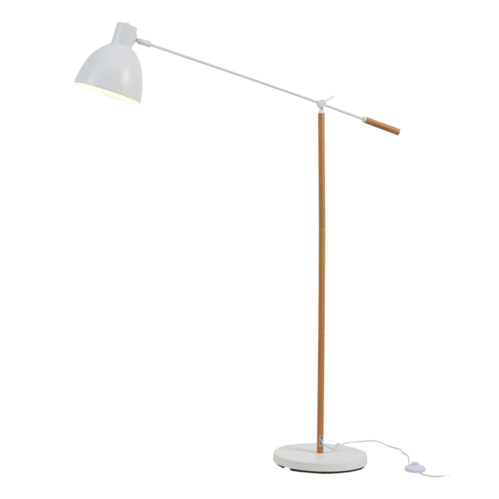 Lampadaire style intemporel lampe sur pied élégante luminaire design pour salon chambre bureau Banchory métal 163 cm effet...