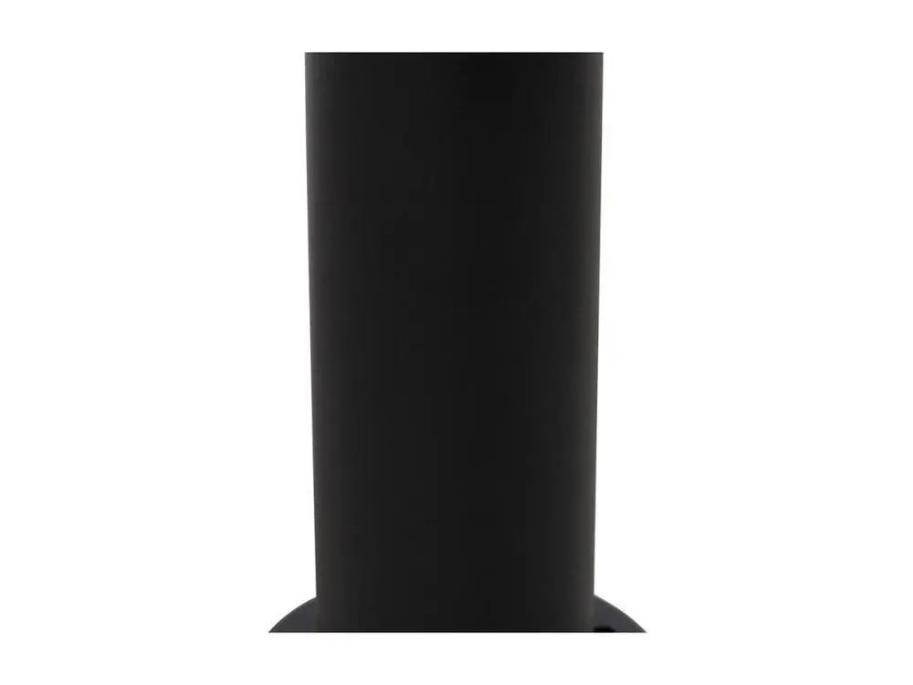 Lampe d'extérieur sur pied noire avec boule transparente 50 cm IP44 - Sfera avec ampoule LED incluse