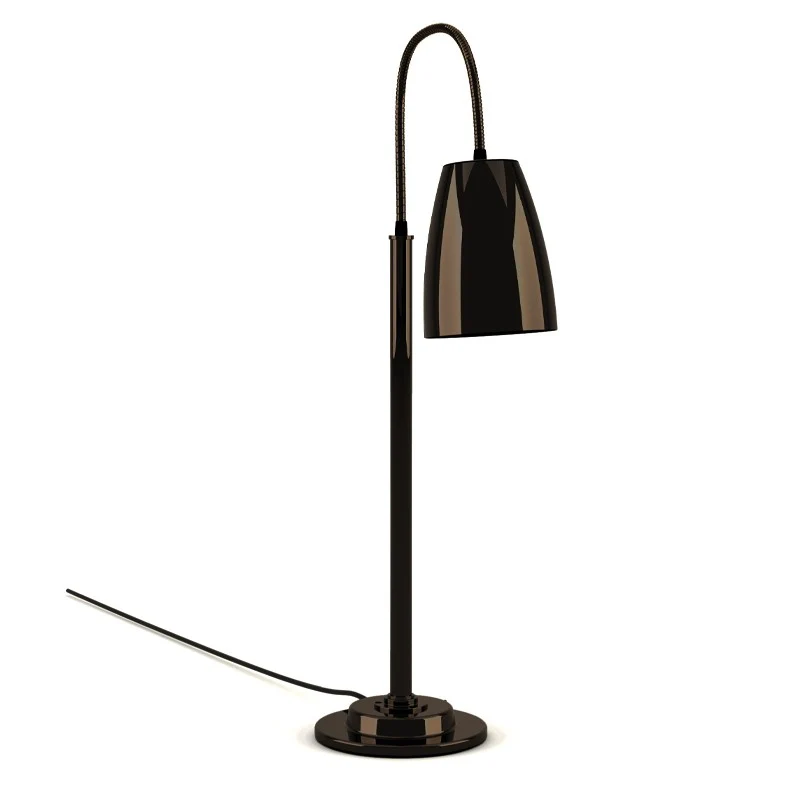 Lampe à poser Lampe chauffante sur pied - Nickel noir - 230 V - 3302RTC