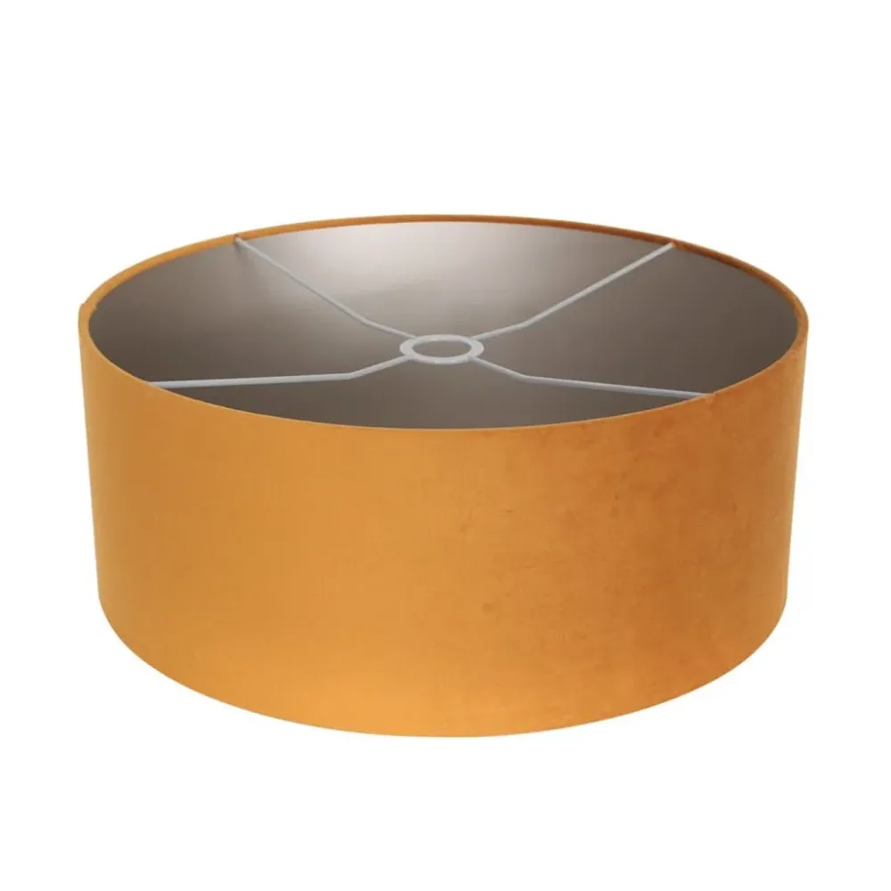 Lampe à poser Lampe Sur Pied Velours Doré | Byle