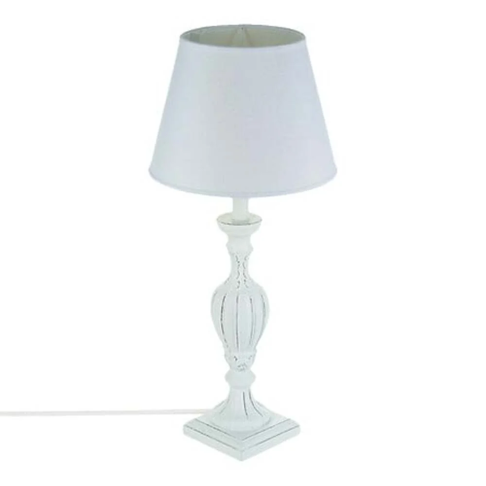 Lampe à poser pied en bois patiné – Qualité & Prix chez Alpha55 – Style, confort et durabilité réunis (Certifié CE)