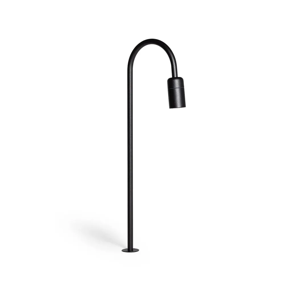 Bornes de jardin Lanterne de jardin 60cm avec éclairage LED 4W sur socle Garmil