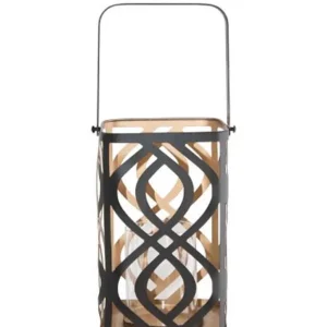 Urban Decor Metal Lantern - Noir jais