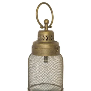 Urban Decor Roxy Filet LED Lantern 34cm - Gold