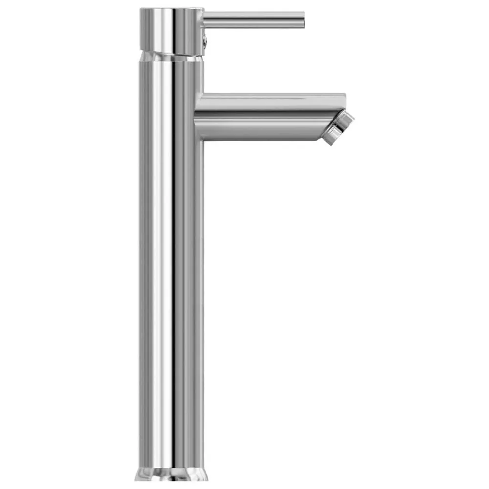 Lavabo de bain avec robinet et drain à poussoir Verre trempé pour Lavabo sur Colonne