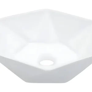 Lavabo lave-mains vasque à poser installer salle de bain intérieur salle d'eau cabine de toilette maison 41 x 36,5 cm céra...