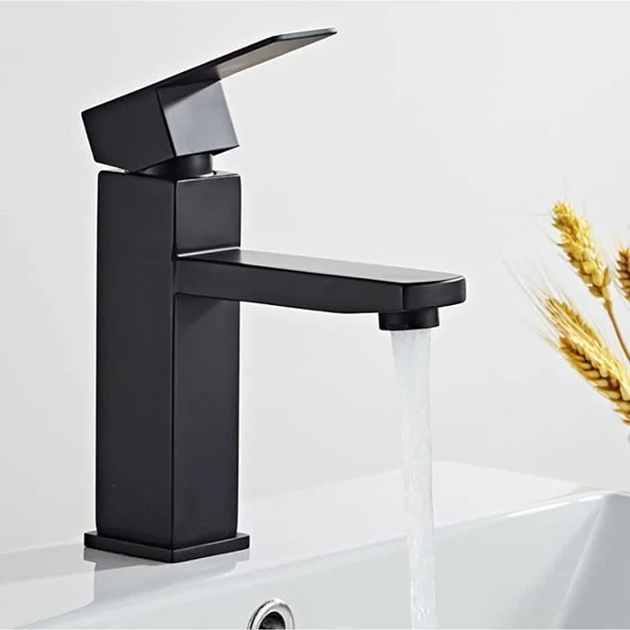Mitigeur Lavabo + Vidage FRAMO E500 Noir Mat - Robinetterie Italienne Supérieur pour Salle de Bain Familiale