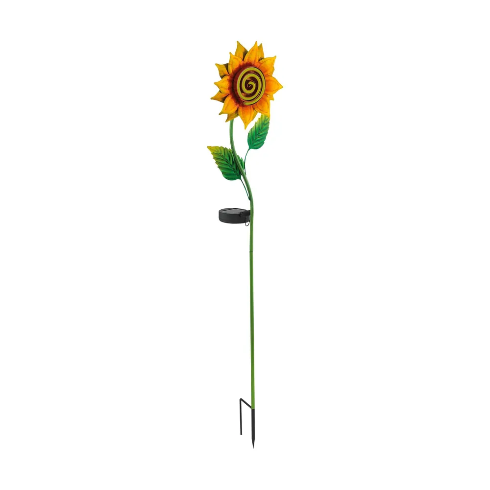 Objet lumineux extérieur métal polyvalent Z_SOLAR tournesol LED INT 20X0,01W