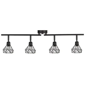 Luminaire Créatif Design Plafonnier noir ERMA