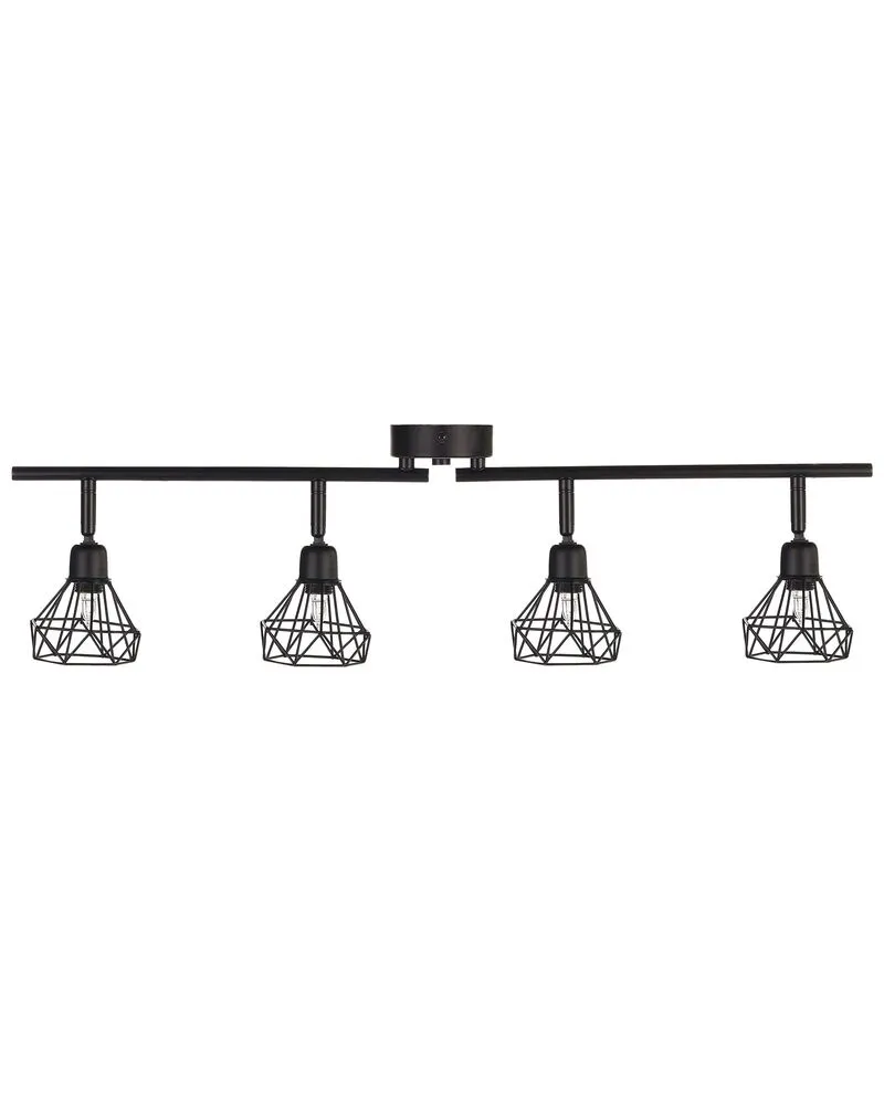 Luminaire Créatif Design Plafonnier noir ERMA