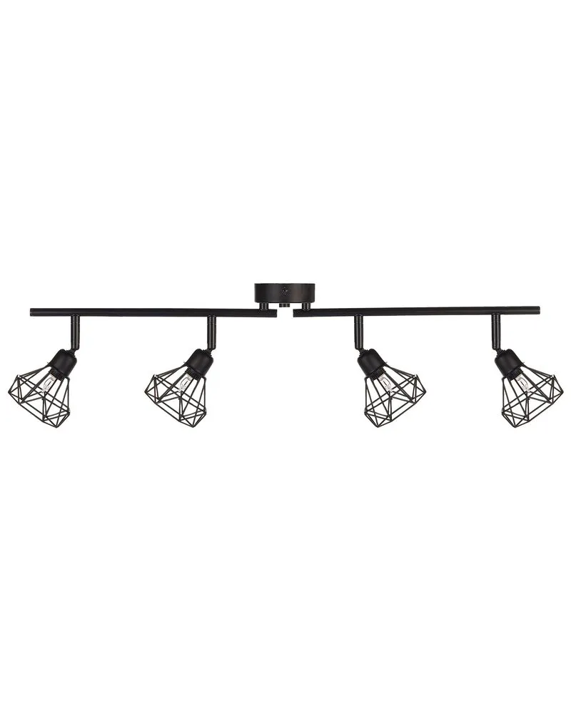 Luminaire Créatif Design Plafonnier noir ERMA