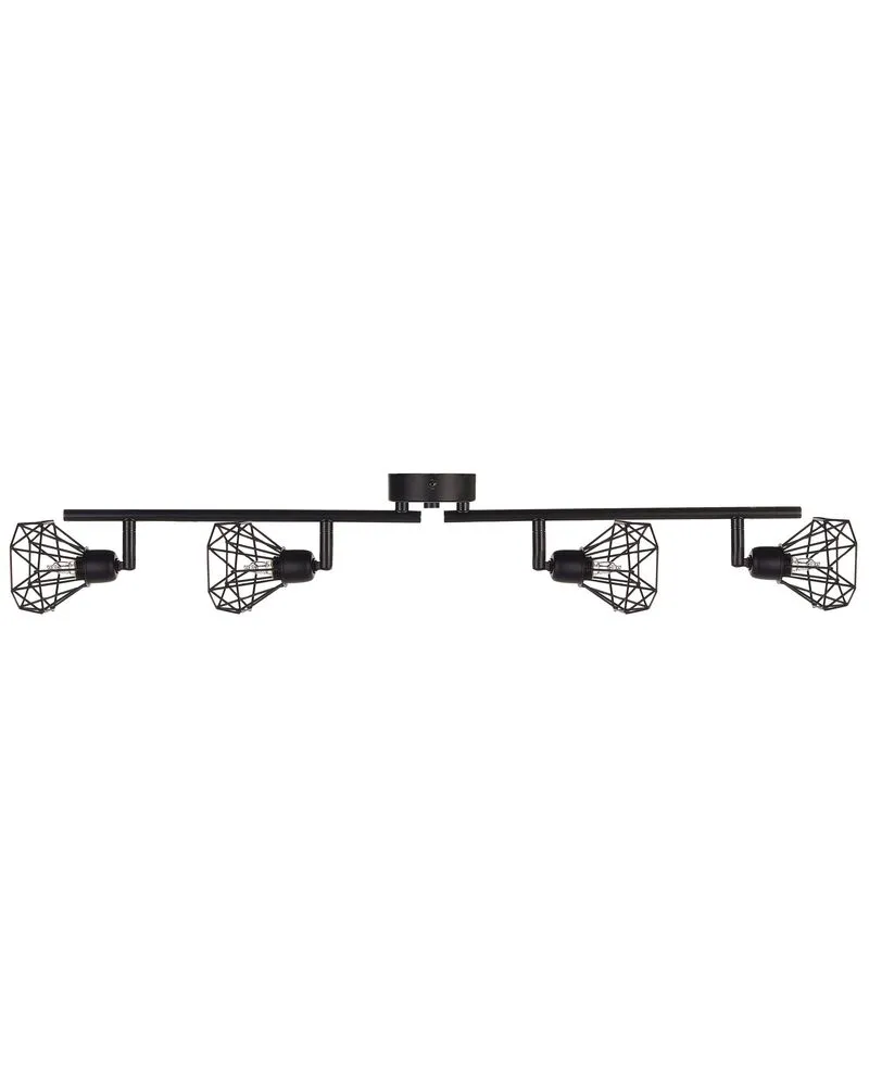 Luminaire Créatif Design Plafonnier noir ERMA