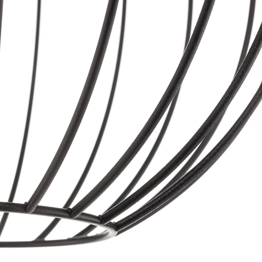 Plafonnier Cumera abat-jour cage ouvert, Ø 30 cm avec diffuseur opale